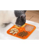 Силиконова подложка антистрес за безопасно хранене за домашни любимци 20см